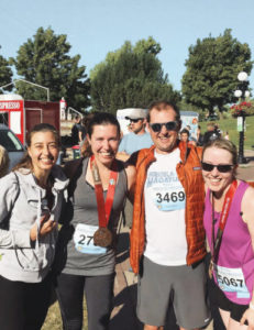 Group photo off attorney's after running a race together.