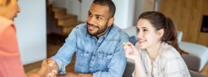 Couple talking to Worden Thane about Estate Planning Considerations for Young Adults and Families